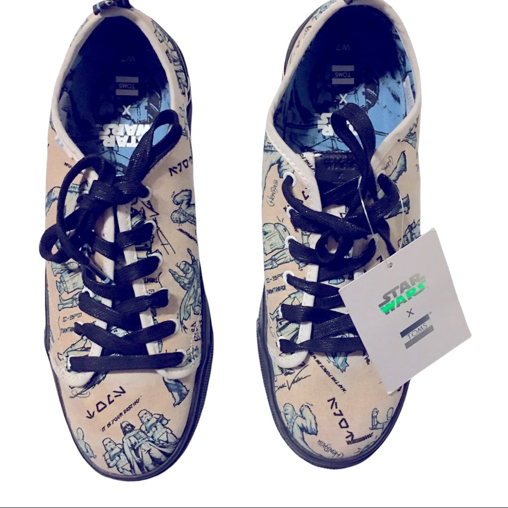 NWT Star Wars x Toms limited edition travel lite low sneakers